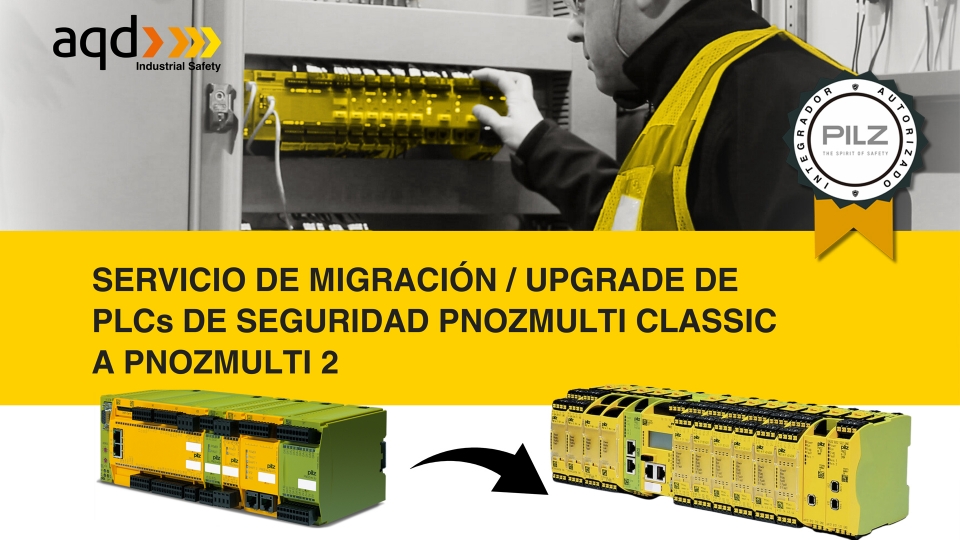 Nuevo Servicio de migración / upgrade de PLCs de seguridad PnozMulti Classic a Pnozmulti2